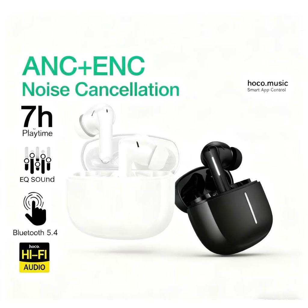 หูฟังบลูทูไรสาย Q34PLUS ตัดเสียงรบกวนได้ ANC+ENC BT5.4 ปรับEQผ่านแอพ เสียงดีเบสหนัก