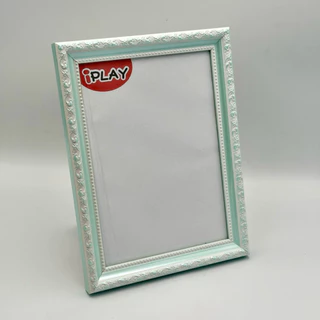 กรอบรูปลายไทยขอบ0.7" A4 4x6 5x7 6x8 A5 7x10 8x10 8x12 9x11นิ้ว 0705 มีกระจก มีขาตั้ง แขวนผนัง