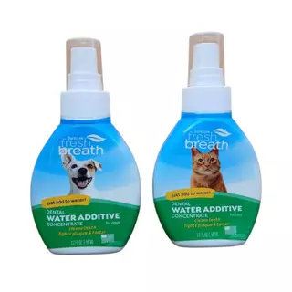 Tropiclean Fresh Breath drop 65 ml ดูแลช่องปากแบบผสมน้ำดื่มสูตรเข้มข้น ลดกลิ่นปาก คราบหินปูน