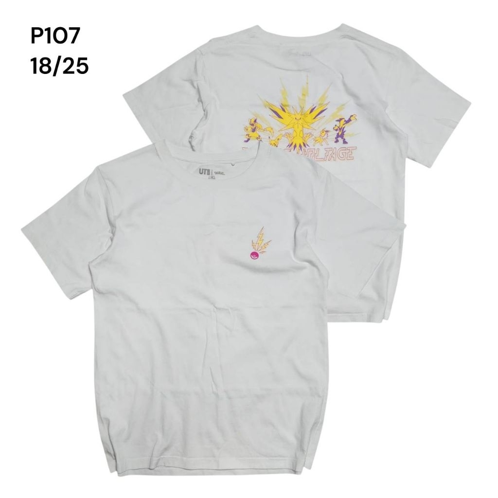 Uniqlo UT x pokemon เสื้อยืด P 107