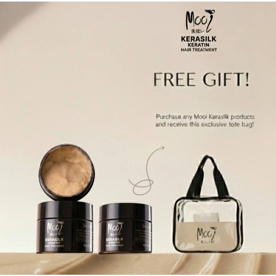 เคราติน ทรีทเมนท์ Mooi Kerasilk Hair Treatment โมอิ เคราซิลค์ เคราติน แฮร์ ทรีทเมนท์ เซต 3 ชิ้น