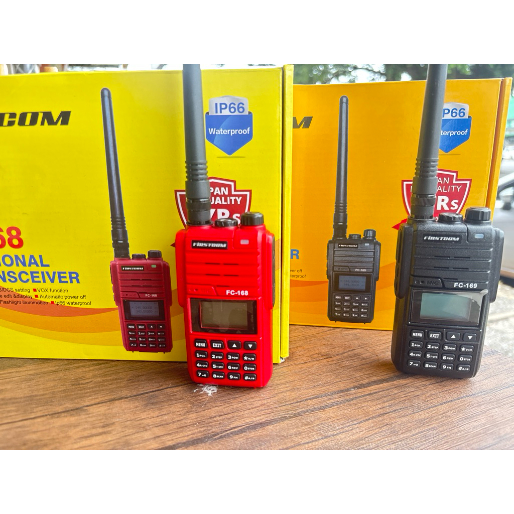 เครื่องสื่อสาร FIRSTCOM FC-168 ,169  มาตราฐานญี่ปุ่น กันน้ำและฝุ่นละออง IP66