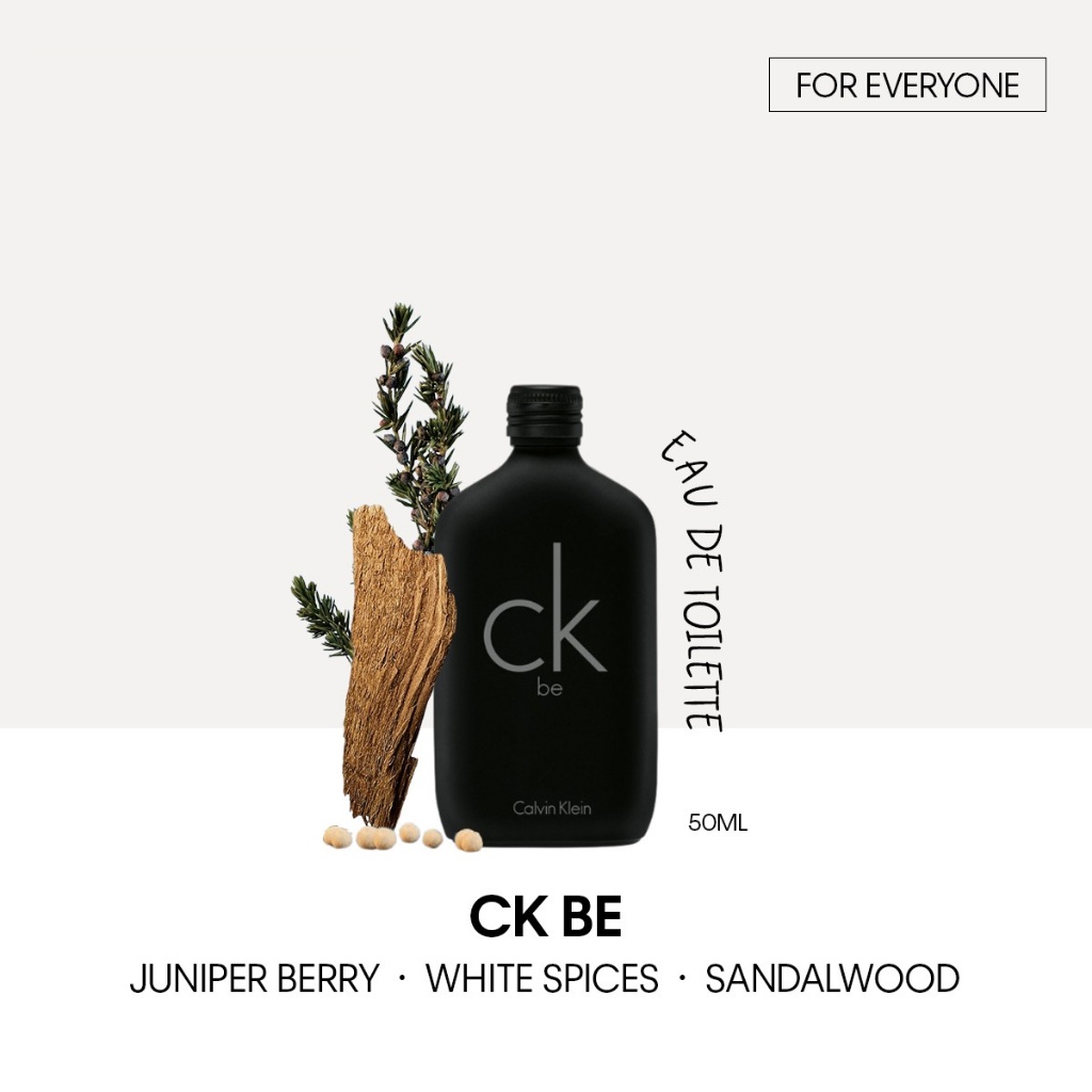 Calvin Klein CK Be Eau De Toilette Spray 50ml l 100ml l 200ml - EDT For Everyone (Unisex Perfume)