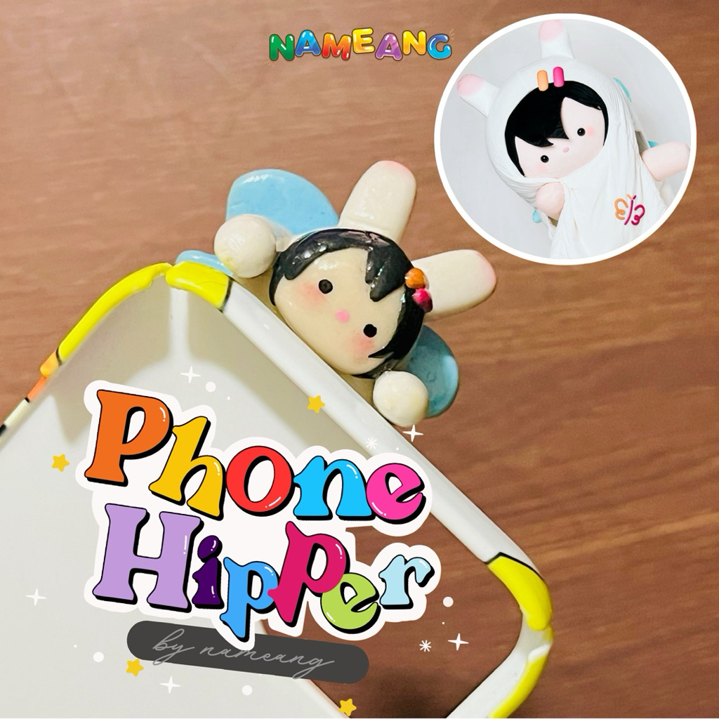[ Pre order ] Hipper phone ANY | ฮิปเปอร์โฟนที่เกาะโทรศัพท์ดินปั้น น้องเอนี่ 🦋