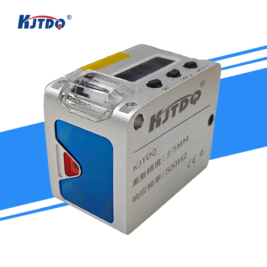 KJT sensor, amplifier-integrated TOF laser sensor, E3AS-HF, detection distance: 20m, high precision.