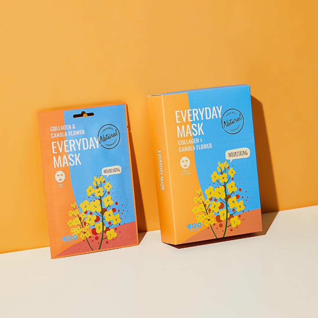 DEARBOO COLLAGEN & CANOLA FLOWER EVERYDAY MASK