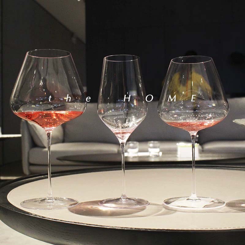 【พร้อมส่งในไทย】Handmade แก้วคริสตัล แก้วไวน์ แก้วไวน์แดง crystal wine glass รุ่นบาง