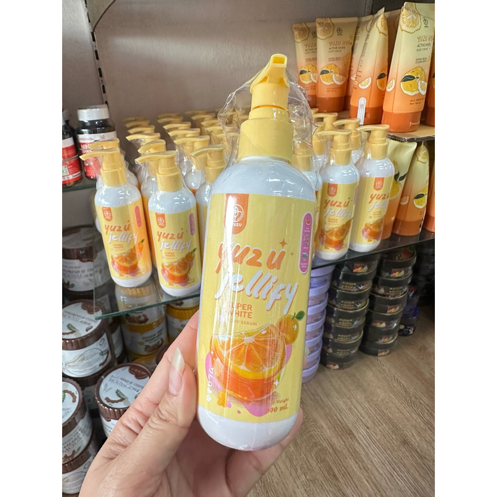 Myuzu Yuzu Jellify Super White Body Serum 200ml. เจลลี่เซรั่ม