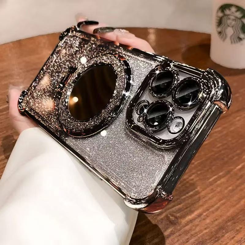 เคสกากเพชร+ขา สำหรับ Xiaomi Redmi 15C / PoCo C85 เคสกันกระแทกพร้อมขาตั้ง