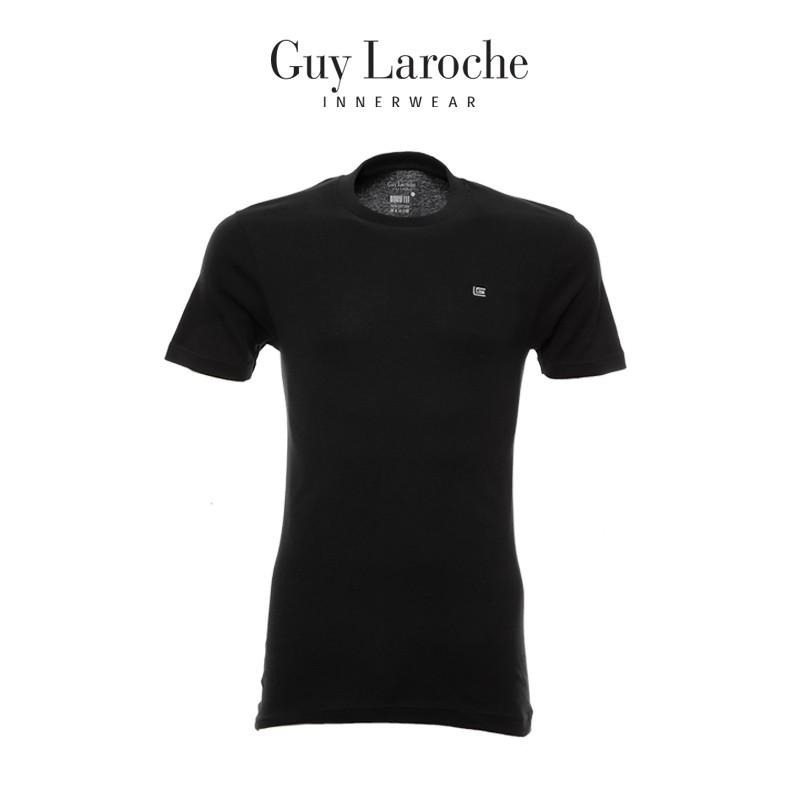 Guy Laroche เสื้อยืดชาย คอกลม สีดำ รุ่น JVU2423R5BL