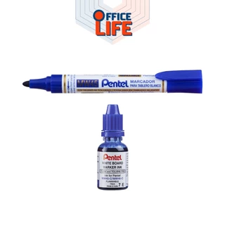 !! ราคาพิเศษ !! Pentel ( เพนเทล ) ปากกาไวท์บอร์ด Whiteboard Marker รุ่น MW45 และ หมึกเติม MWR401 (ขายแยก) ( 1 ชิ้น )