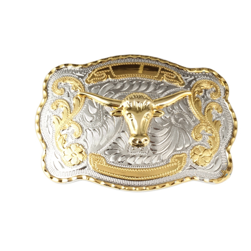 หัวเข็มขัดคาวบอย หัวเข็มขัด แนววินเทจ Belt ใสกับเข็มขัดหนัง KB01 - รูปที่ 3