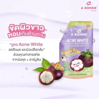 A bonne ❤ Silky salt scrub เอ บอนเน่ เกลือสครับ ขัดผิวขาว กระจ่างใส มี 4 สูตรให้เลือก ไม่บาดผิว