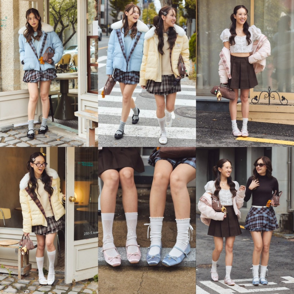 Minx รุ่น Locket jane รองเท้า Maryjane ผ้าซาติน แต่งโบว์ ประดับชาร์ม heart locket / minxshoes