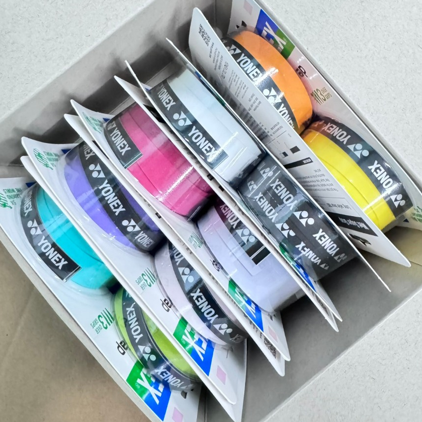ยางพันด้าม YONEX AC102EX Super Grip (3 Wraps) ยกกล่อง (1 กล่อง มี 10 ชิ้น)  ลิขสิทธิ์แท้จาก Yonex Thailand