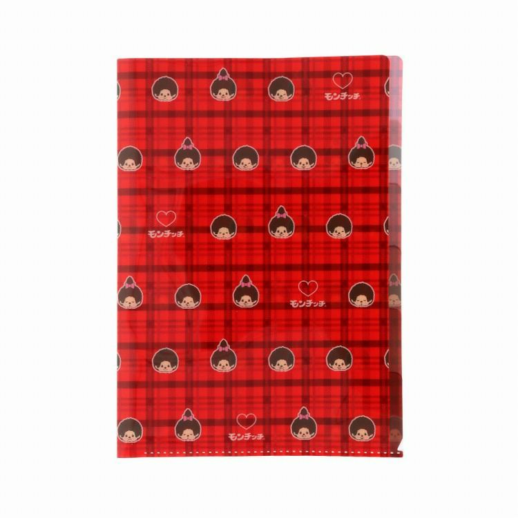 [Monchhichi] แฟ้มใส Die-cut 5P [วัสดุ] PP [ขนาด] ประมาณ สูง 31 x กว้าง 22.5 ซม. [ประเทศผู้ผลิต] ญี่ป