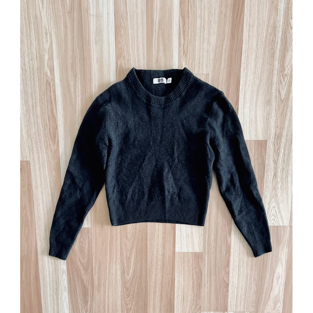 uniqlo u knit crop sweater