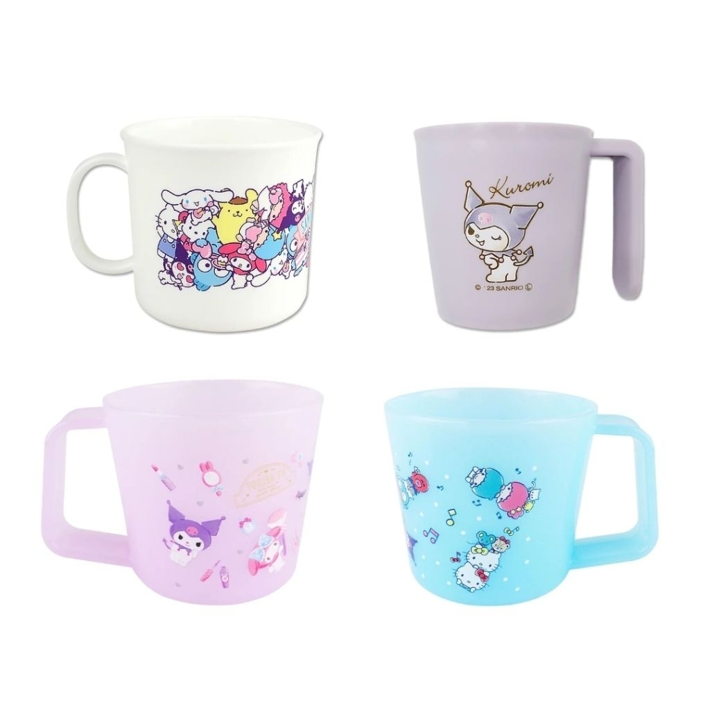 พร้อมส่ง จากญี่ปุ่น // แก้วน้ำพลาสติก สำหรับเด็ก ลายการ์ตูน ลิขสิทธิ์แท้ จาก Daiso Japan โทมัส คิตตี้ มายเมโลดี้