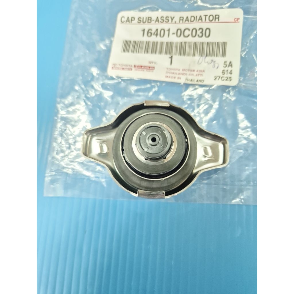 ฝาหม้อน้ำ TOYOTA ALTIS,VIOS,CAMRY,VIGO เบนซิน จุ๊กเล็ก แรงดัน 108KP(1.1) แท้ๆเบิกห้าง 100%