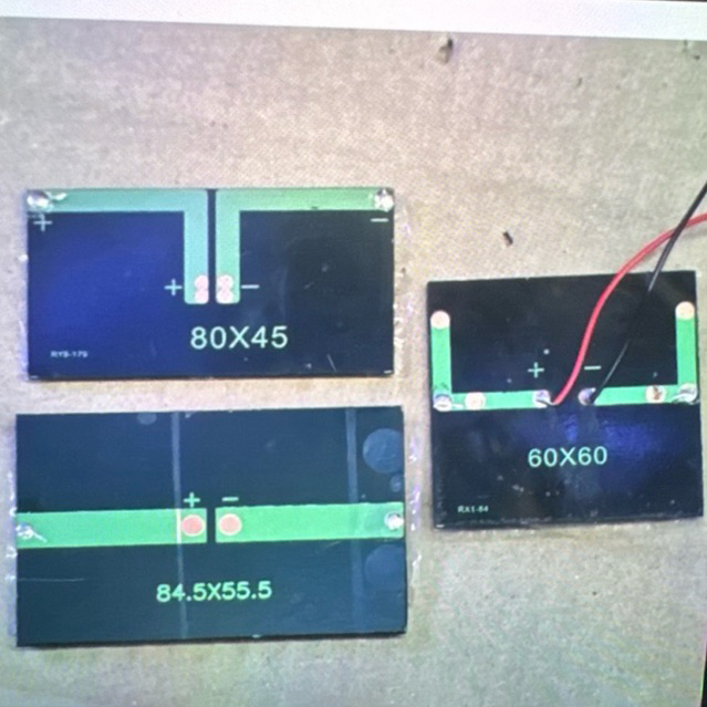 แผง โซล่าเซลล์สำหรับงานดีไอวายไฟ 5v