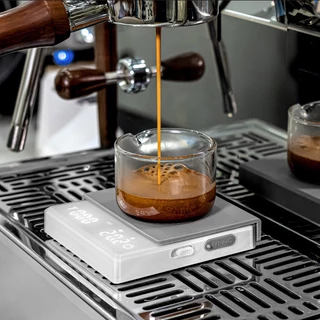 เครื่องชั่งกาแฟ ตาชั่งชั่งดิจิตอล ตั้งเวลาได้ หน้าจอสัมผัส มีแผ่นกันฉนวนความร้อน ชาร์จไร้สาย