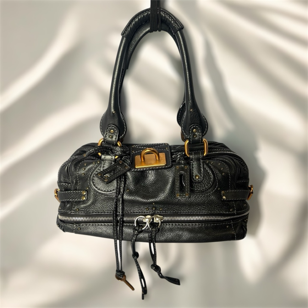 Pre-loved Chloe Paddington Double Zip – Black 💯 Auth