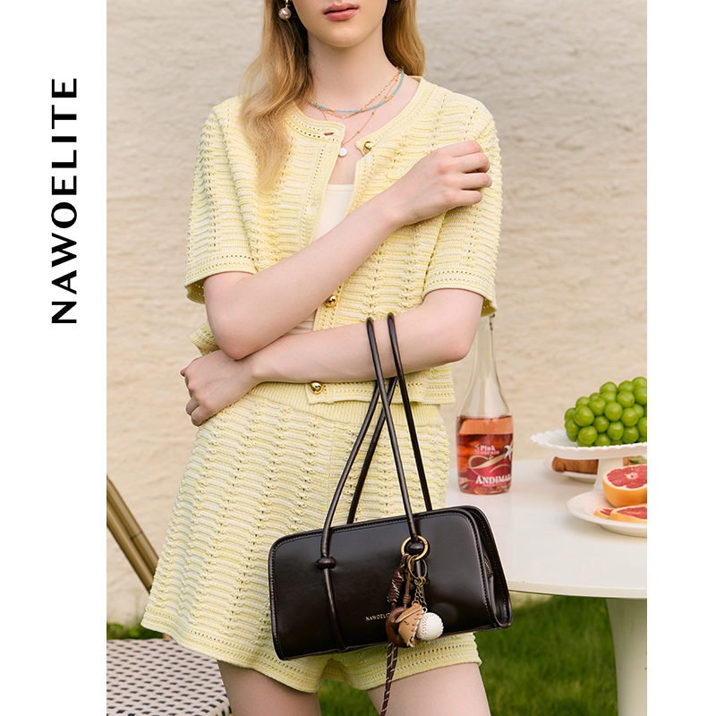 NAWOELITE Monica Bag กระเป๋าสะพายแบบพกพาถ กระเป๋าสะพายไหล่แฟชั่นยอดนิยม/กระเป๋า/bag/กระเป๋าใต้วงแขน
