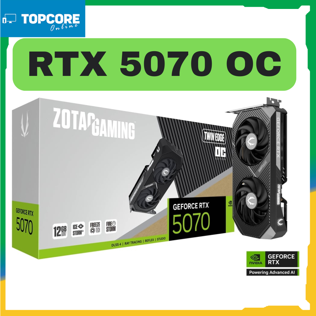 Zotac VGA GEFORCE RTX 5070 Twin Edge OC 12GB GDDR7