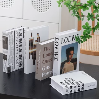 [พร้อมส่ง]🔥หนังสือปลอม หนังสือประกอบฉาก ตกแต่งห้อง พรอพถ่ายรูป propประกอบฉาก หนังสือปลอมตกแต่งบ้าน กระดาษแข็งหนา