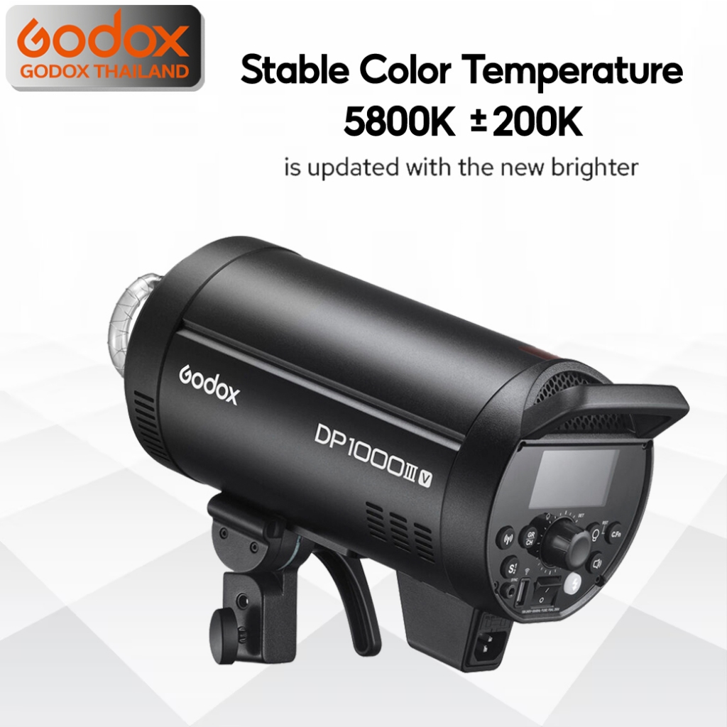 Godox Flash DP400IIIV, DP600IIIV, DP800IIIV, DP1000IIIV -5800K แสงขาว - Bowen Mount - รับประกันศูนย์ Godox Thailand 3ปี - รูปที่ 2