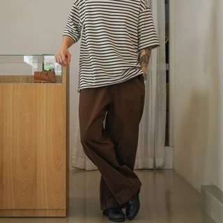 TRUFFLE STANDARD BAGGY PANTS - กางเกงขายาว เอวกลาง ทรง BAGGY