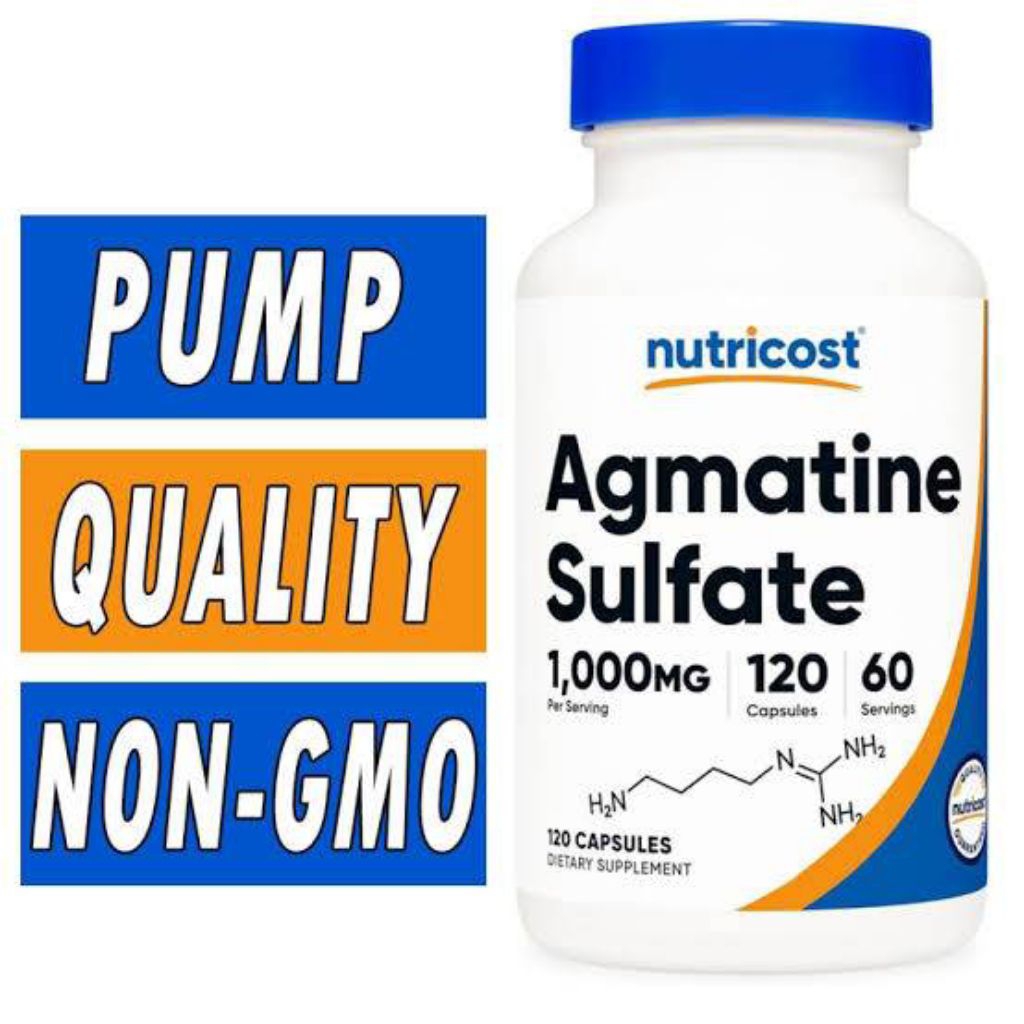 Nutricost Agmatine Sulfate 1,000mg. 120Capsules