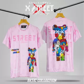 [พร้อมส่งจากไทย] namsap XStreet Teddy BearBrick ลายหมีV.01 เสื้อยืดแฟชั่น Unisex คอกลม แขนสั้น ผ้าไมโครฯ ใส่สบาย