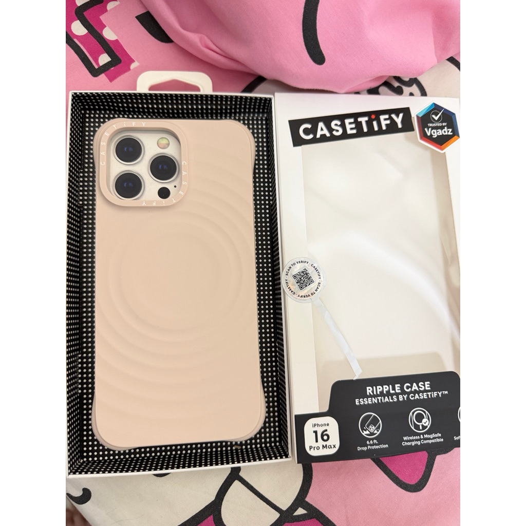 CASETiFY Ripple Case สี Oat (ของแท้ 100%）