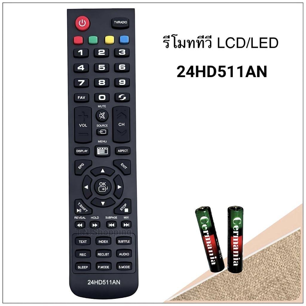 รีโมททีวี LED รุ่น 24HD511AN, AN-LT5502