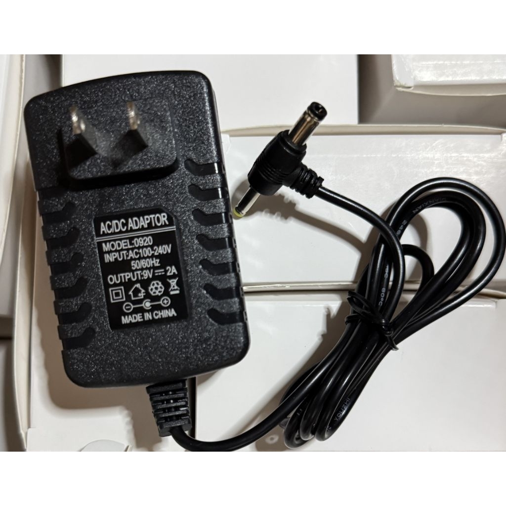 อะแดปเตอร์DC12v/5v/9v 2A 2หัว(2.1+1.7mm)สายยาว80cm