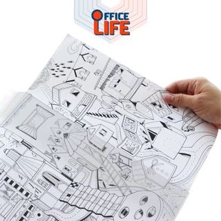 E-File (อี-ไฟล์) แฟ้มเก็บเอกสาร แฟ้มสะสมผลงาน เก็บโปสเตอร์ ใส่โปสเตอร์คอนเสิร์ต รุ่น 750A ขนาด A3 / A2 (1 เล่ม)