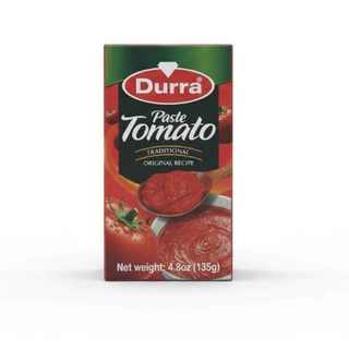 Durra ซอสมะเขือเทศเข้มข้น 135g 1แพ็คx 4 Tomato Paste Double Concentrated معجون طماطم ซอสมะเขือเทศบด