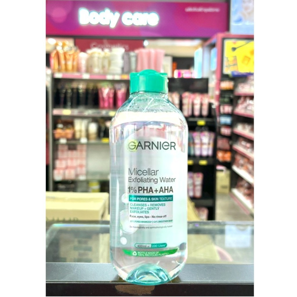 (ขวด) Garnier การ์นิเย่ ไมเซล่า คลีนซิ่ง วอเตอร์ อีเวน ฟอร์ เซนซิทีฟ สกิน 400 มล. ล้างเครื่องสำอาง รูปที่ 3