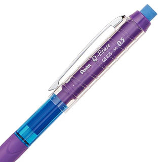 Pentel QE425 ดินสอกด เพนเทล พร้อมยางลบปลายด้าม ขนาด 0.5 มม