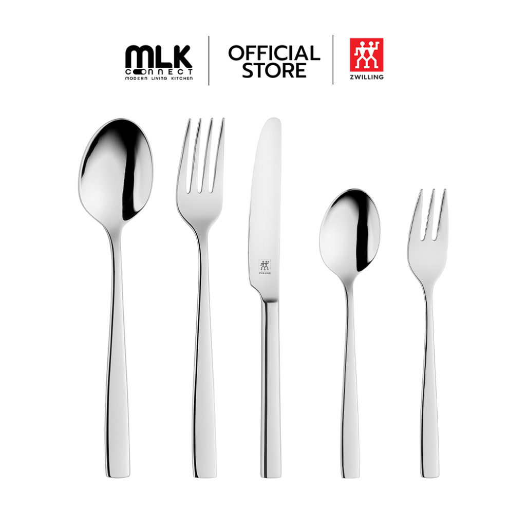 ZWILLING ชุดช้อนส้อม สเตนเลสสตีล 30 ชิ้น รุ่น Roseland N1026507