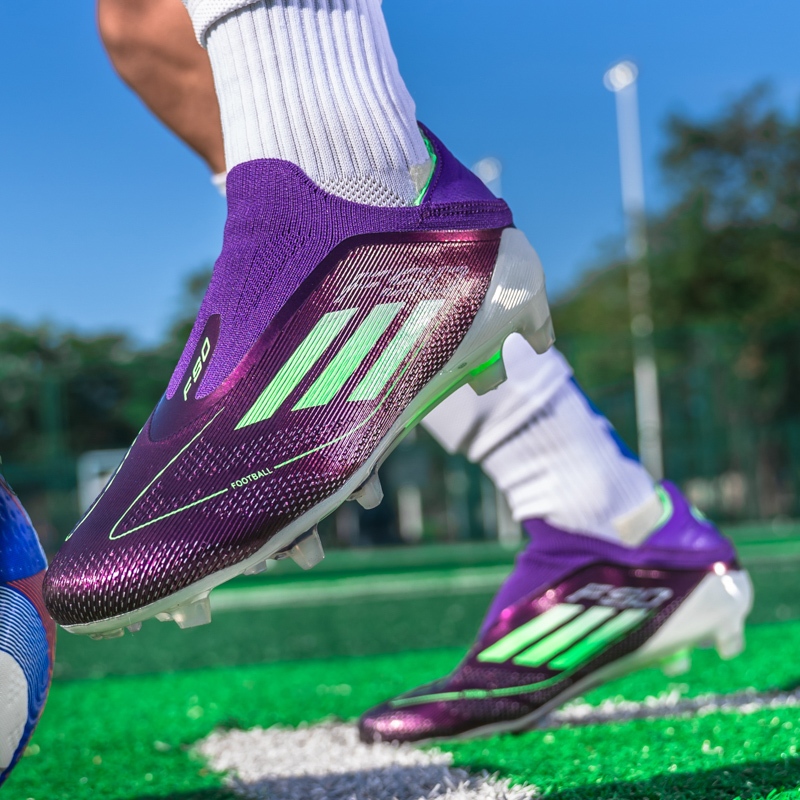 รองเท้าฟุตบอลสไตล์ใหม่ New style Long Spikes Soccer Shoes รองเท้าฟุตบอลฝึกอบรมกลางแจ้ง ราคา ถูกที่สุด ดีลบีเคเค แกลเลอรีภาพที่ 8