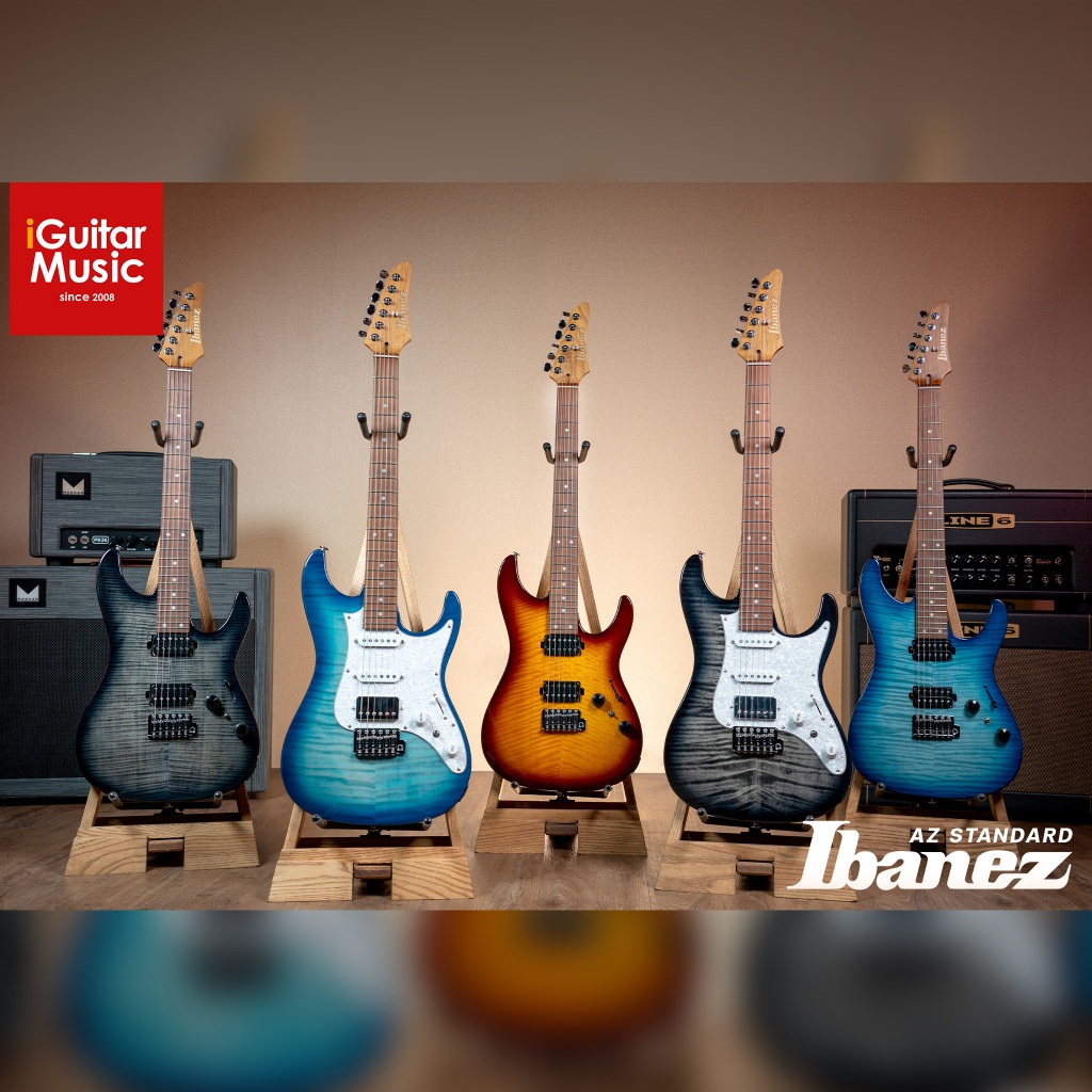 (ส่งฟรี)Ibanez AZ24S1F กีตาร์ไฟฟ้า IBANEZ AZ กีตาร์ไฟฟ้า ไอบาเนส Electric Guitar