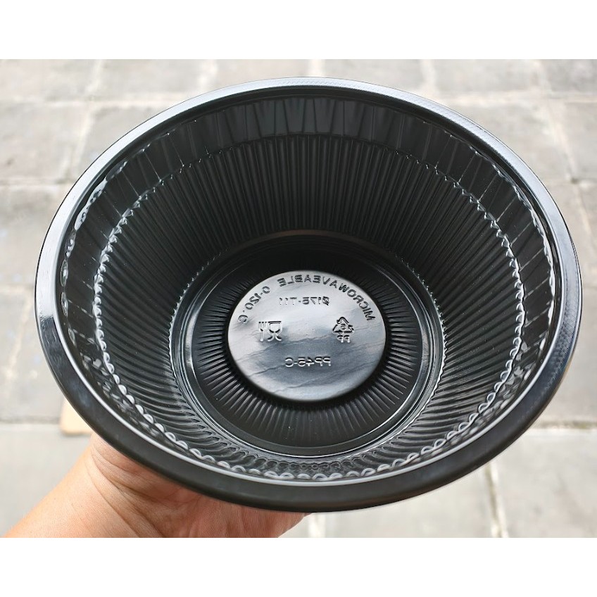 *สีดำ*  ชาม TC-45 [ก้นแข็ง] จับง่าย ไม่ร้อนมือ ยกลัง (900 ใบ) - รูปที่ 2