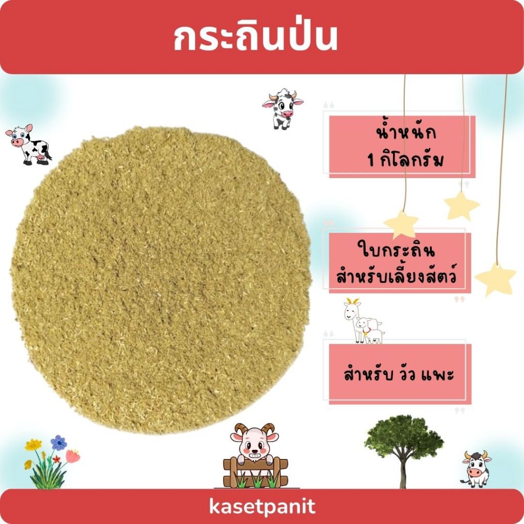 กระถินป่น ใบกระถินป่น น้ำหนัก1กิโลกรัม