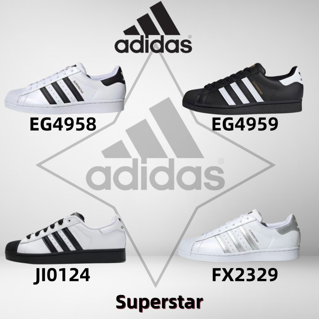 ของแท้100%🎡 adidas originals Superstar ดีไซน์สุดคลาสสิก รองเท้าผ้าใบ Unisex