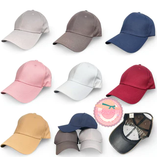หมวกแก๊ปสีพื้น 7 สี ปรับขนาดได้ ดีไซน์เรียบง่ายไม่มีลวดลาย กันแดดได้ดี ใส่ได้ทั้งชายและหญิง สินค้าพร้อมส่ง จัดส่งไว