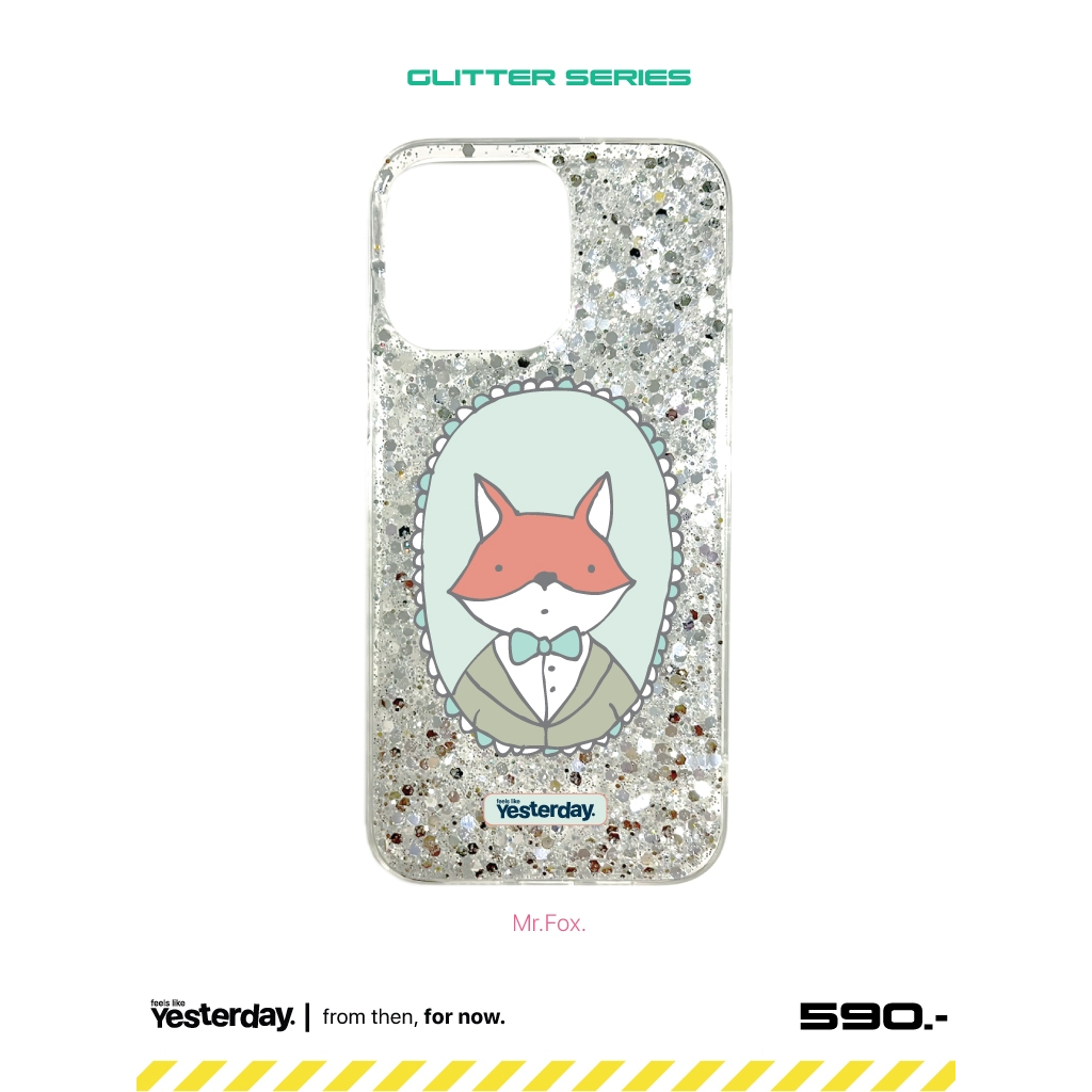 YTD! / พร้อมส่ง / Mr.Fox. / iPhone Case (Glitter Handcrafted)
