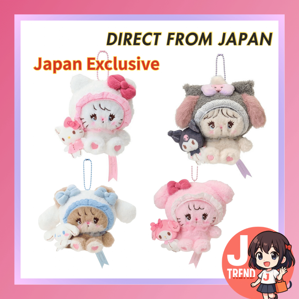 【ของแท้จากญี่ปุ่น】mikko × Sanrio characters Mascot Holder มาสคอตห้อยกระเป๋าสุดน่ารัก (4 แบบให้เลือก)      มาสคอตห้อยกระเป๋าอย่างเป็นทางการจากคอลเลกชัน mikko illustrations × Sanrio