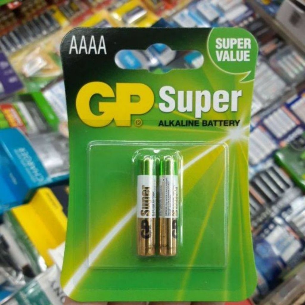 ถ่าน Gp 4A, AAAA, E96 อัลคาไลน์  จำนวน 2 ก้อน ของใหม่ ของแท้บริษัท